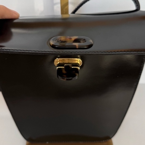 Furla leather two way tote bag shoulder bag and Crossbody - Picture 5 of 10